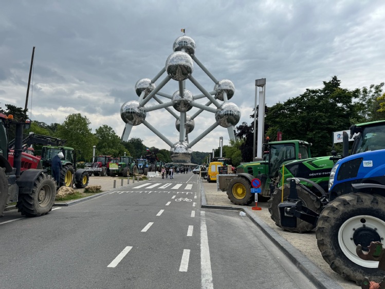 Bruksela w ogniu protest&oacute;w: dziś 10 tys. rolnik&oacute;w w proteście przeciwko bierności KE